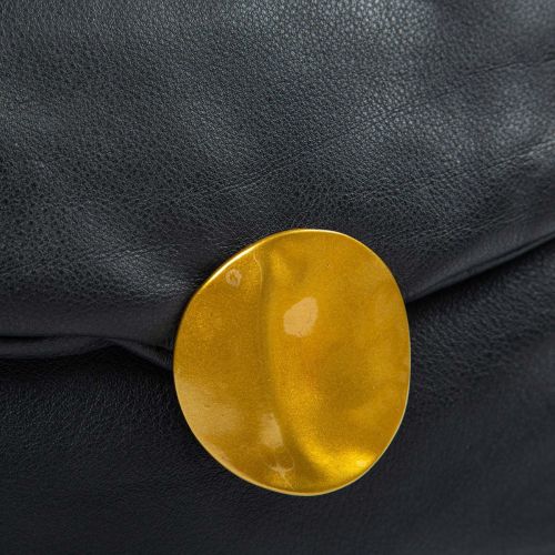 borsa patta in pelle nera