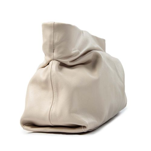 clutch in pelle osso