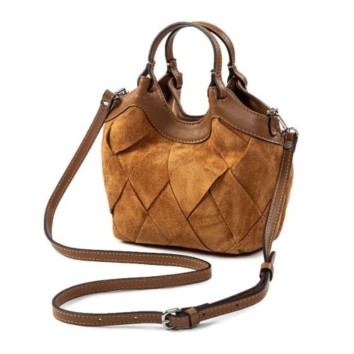 mini shopper DUA intreccio caramel