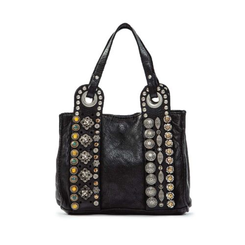 borsa DAFNE mini in pelle nera