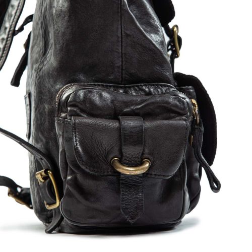 zaino KAREN in pelle nera