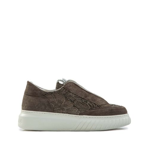 sneakers IVOR flower grigie