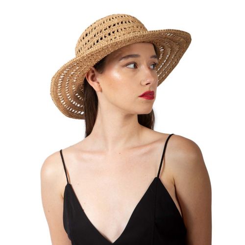 falda LALAO in paglia beige 