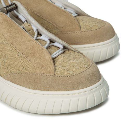 sneakers IVOR flower beige