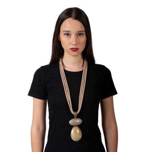 collana pendente a goccia oro