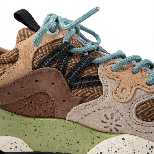 sneakers YAMANO con inserti marroni