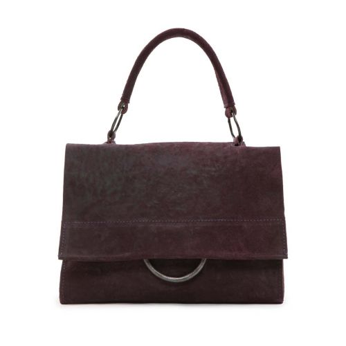 shopper LUNA S in pelle viola