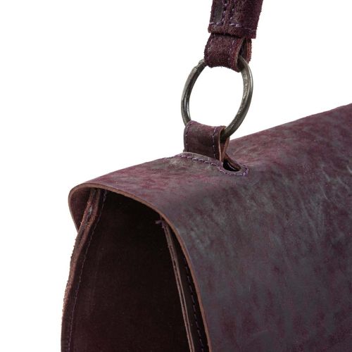 shopper LUNA S in pelle viola