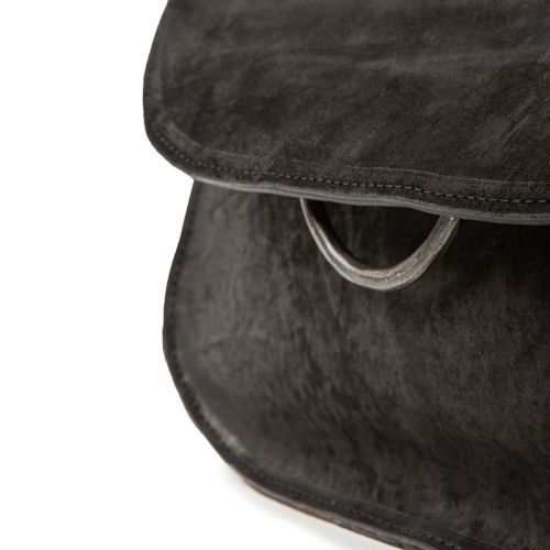 shopper LUNA CROSSBODY in pelle nera