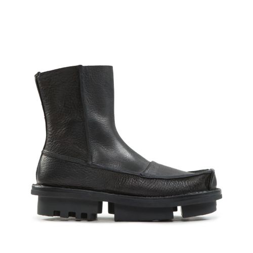 biker CANISTER in pelle nera 