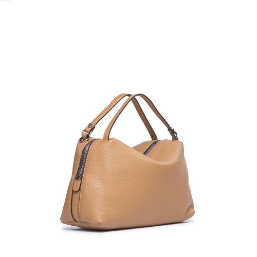 bauletto ALIFA in pelle beige