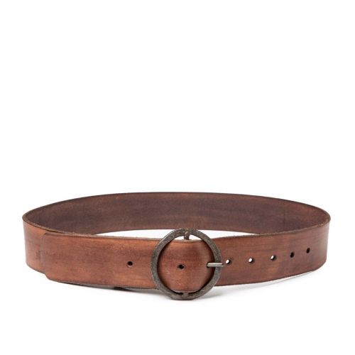 cintura RING in pelle cuoio