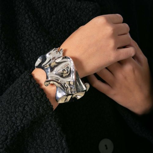 bracciale rigido in argento 