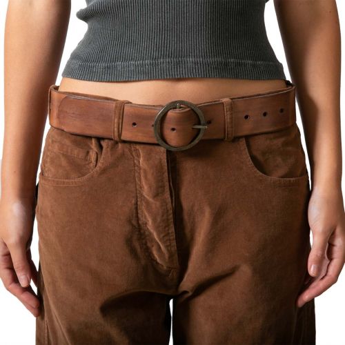 cintura RING in pelle cuoio