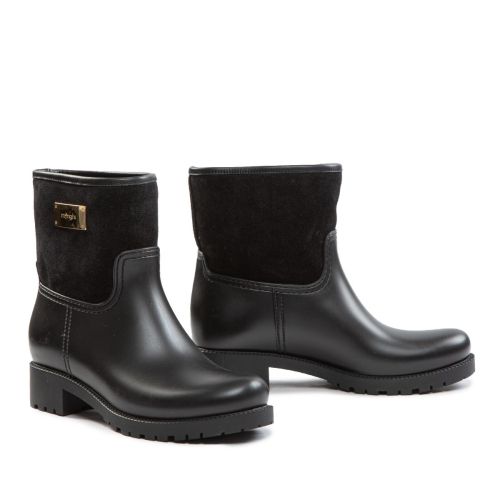 galoscia bimateriale nera