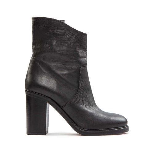 tronchetto tacco dritto nero