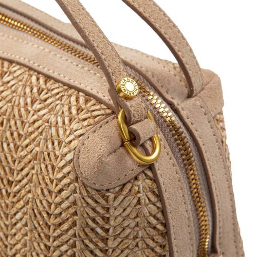 bauletto ALIFA paglia intrecciata beige