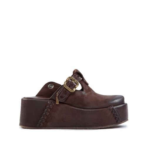 sabot zeppe MANOLA ebano