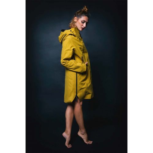 parka 3 in 1 in tessuto giallo
