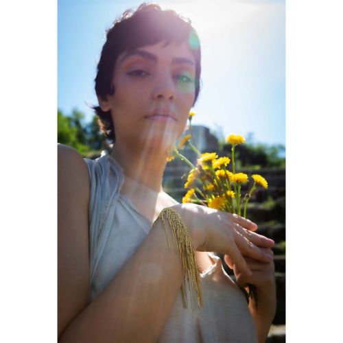 bracciale JAZZ con frange irregolari in argento 925