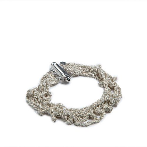 bracciale FILO SPINATO in argento bianco 925