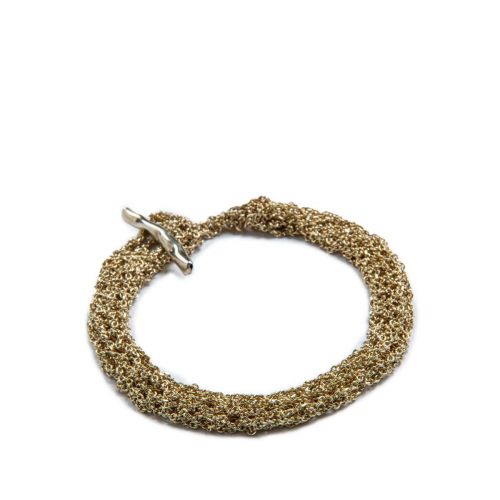 bracciale TRICOT in argento 925 oro 