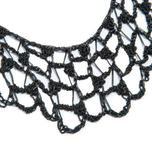collana YAMILE in argento 925 nero  