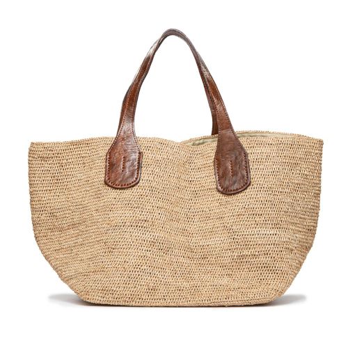 maxi cesto TOKIO II in paglia tea