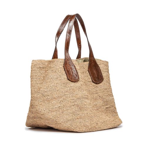 maxi cesto TOKIO II in paglia tea