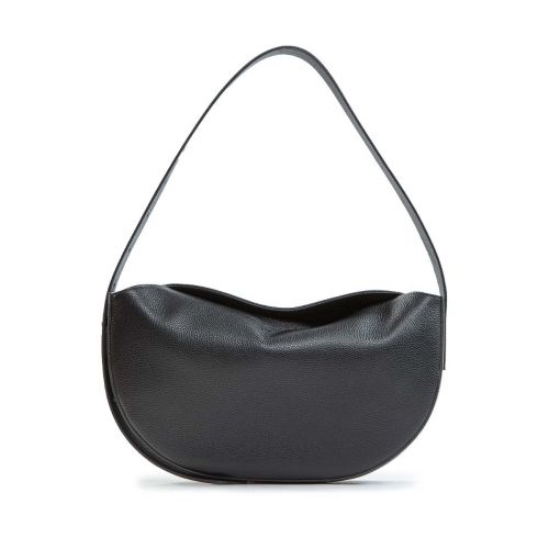 monospalla OPHELIA in pelle nera 