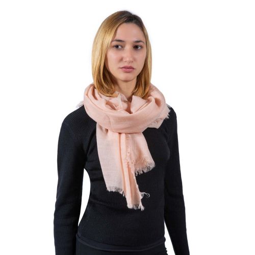 pashmina Eva in lana rosa