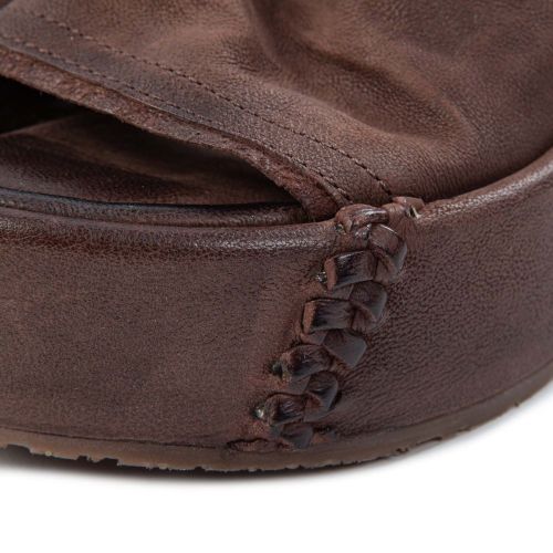 sabot zeppa asimmetrica MANOLA ebano