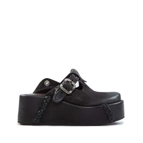 sabot zeppe MANOLA nere