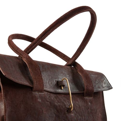 shopper DOCTOR L in pelle marrone