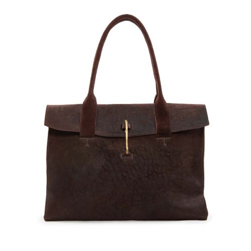 shopper DOCTOR L in pelle marrone