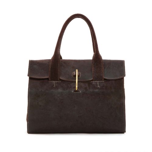 shopper DOCTOR M in pelle marrone