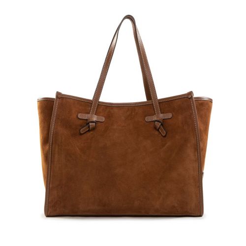shopper MARCELLA camoscio cognac