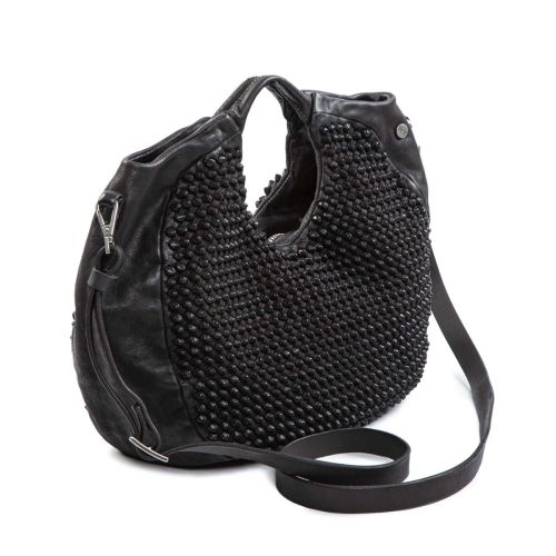 shopper SUSY in pelle nera