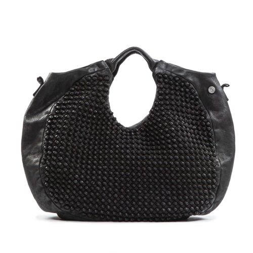 shopper SUSY in pelle nera