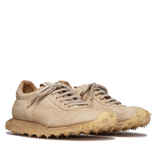 sneakers in pelle con fondo in extralight 