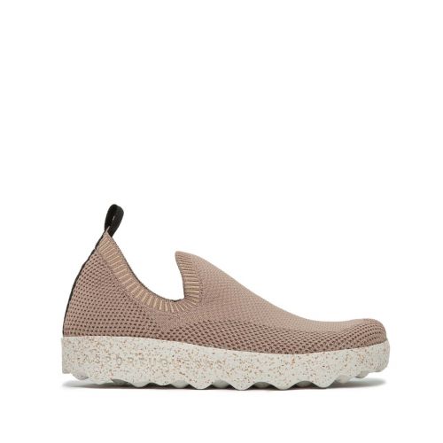 slipon in tessuto tortora