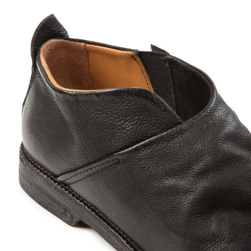 slipon in pelle nera