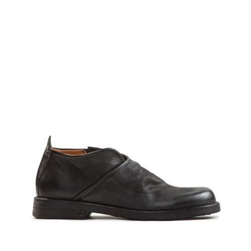 slipon in pelle nera