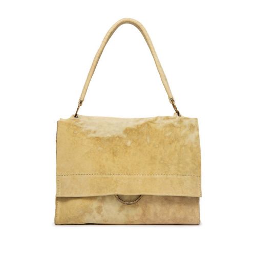 cartella SHOULDER in pelle sabbia 