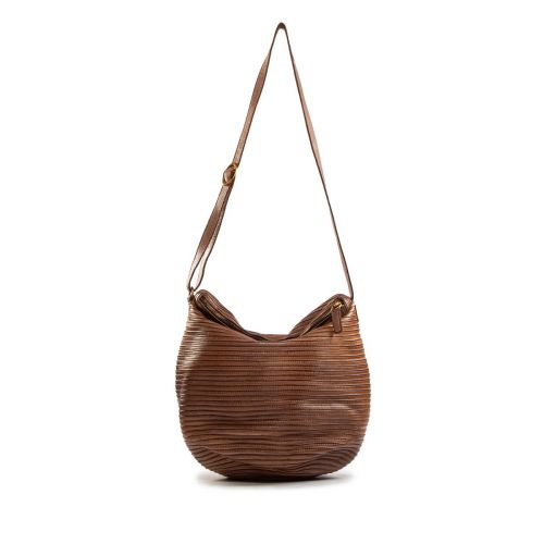 tracolla in pelle ambra