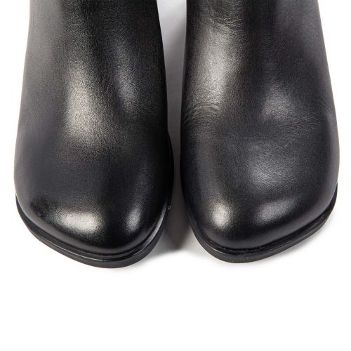 tronchetto KORA in pelle nera