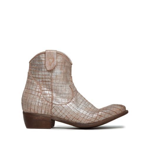 camperos ZOE in pelle argento