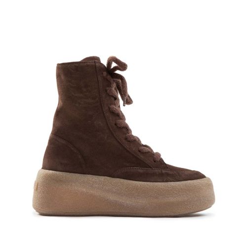 anfibi in camoscio marrone 