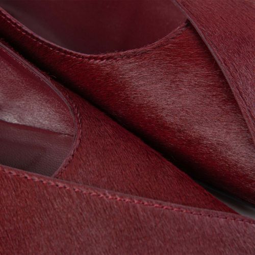 ballerina in cavallino bordeaux 