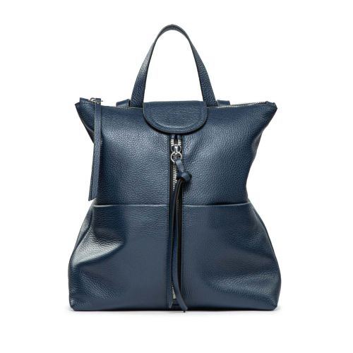 zaino GIADA in pelle blu 